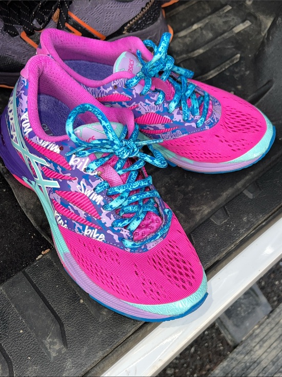 Asics Shoes - Asics Women's Running Shoes - Hot Pink, Teal & Purple